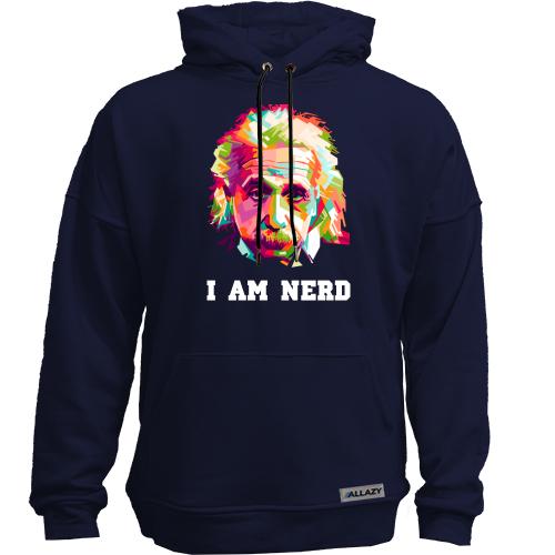 Худи без начеса I`m nerd (Альберт Эйнштейн)